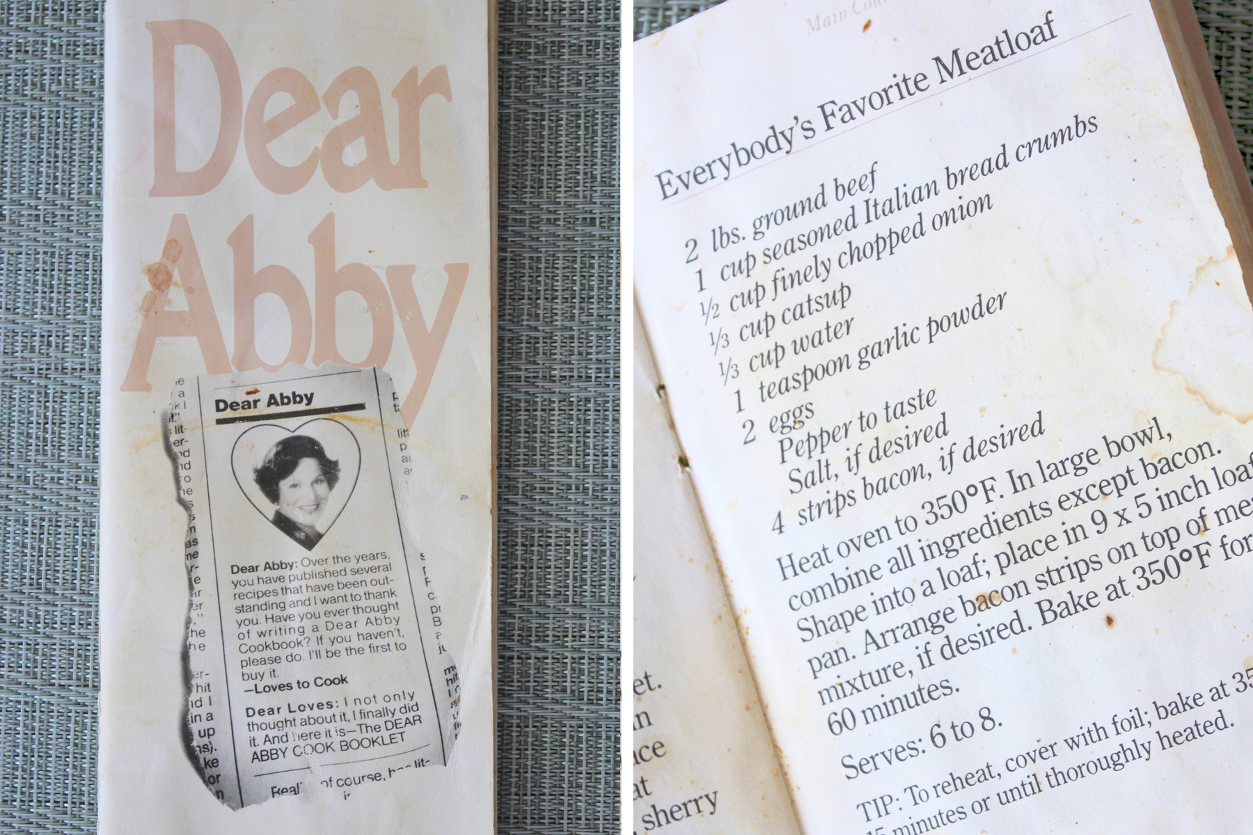 Dear Abby Recipe Booklet