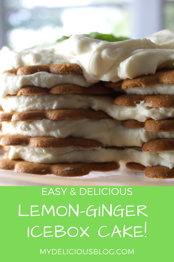 lemon ginger refrigerator cake