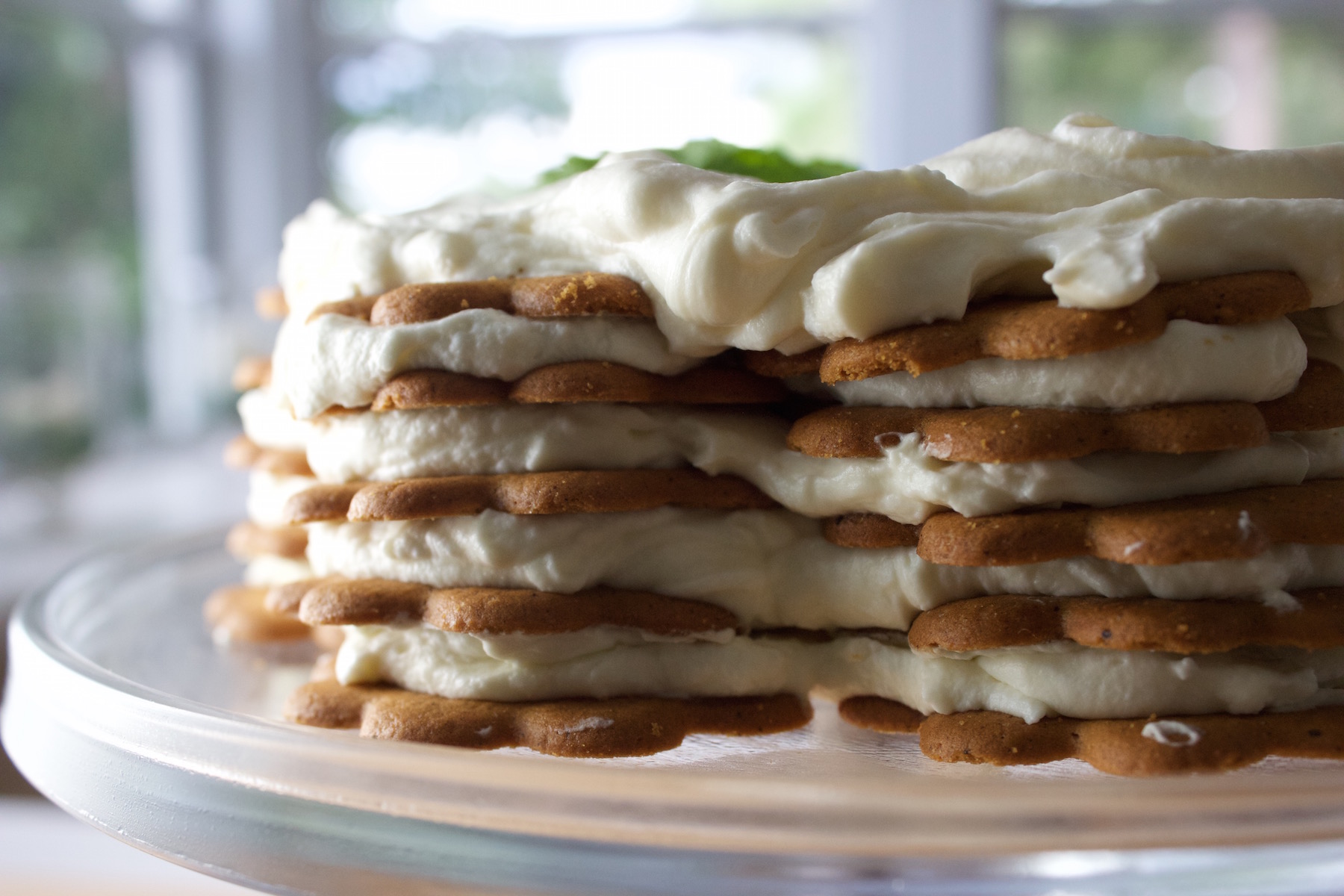 lemon ginger icebox cake