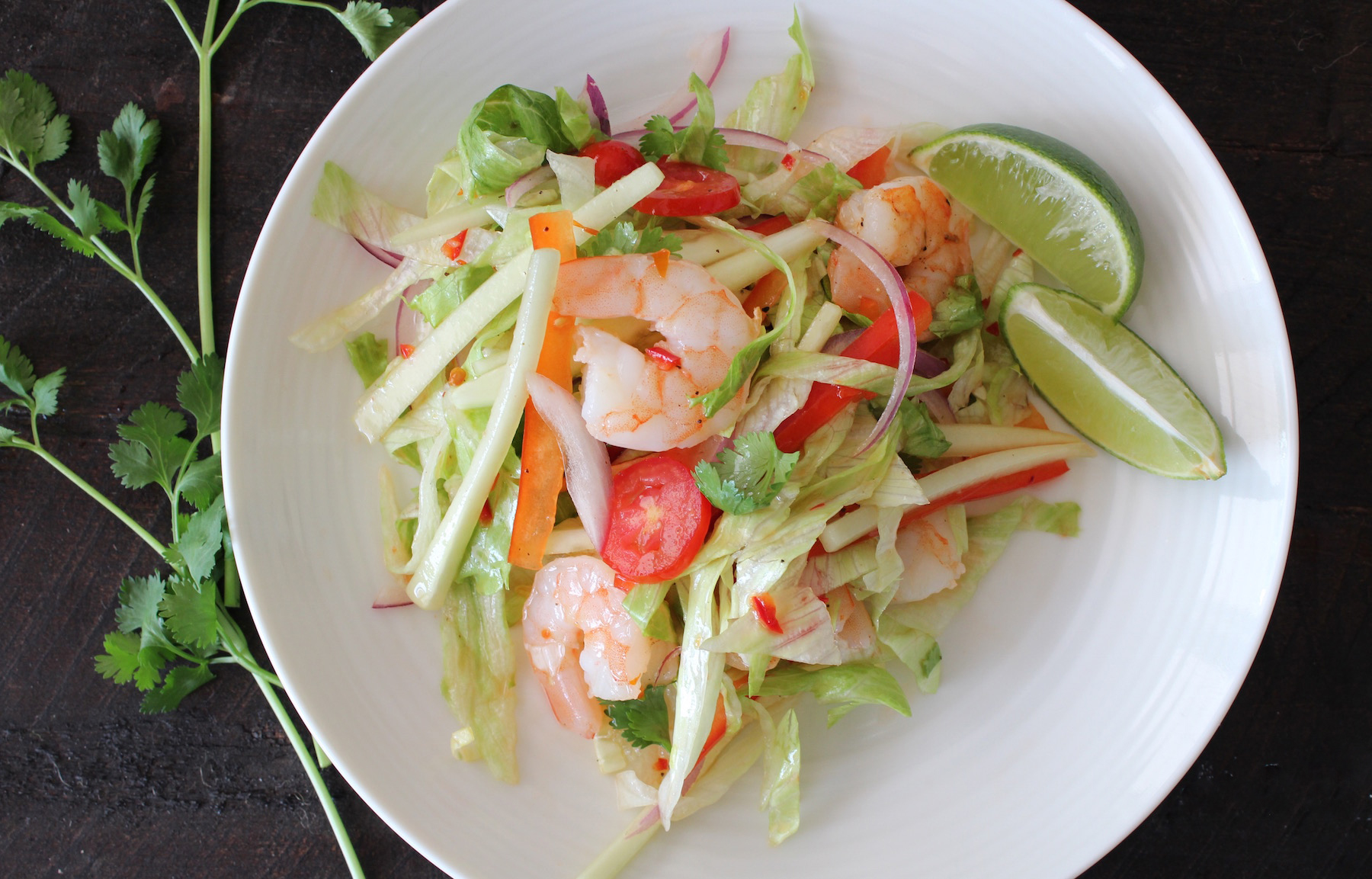 Thai Shrimp Shaker Salad