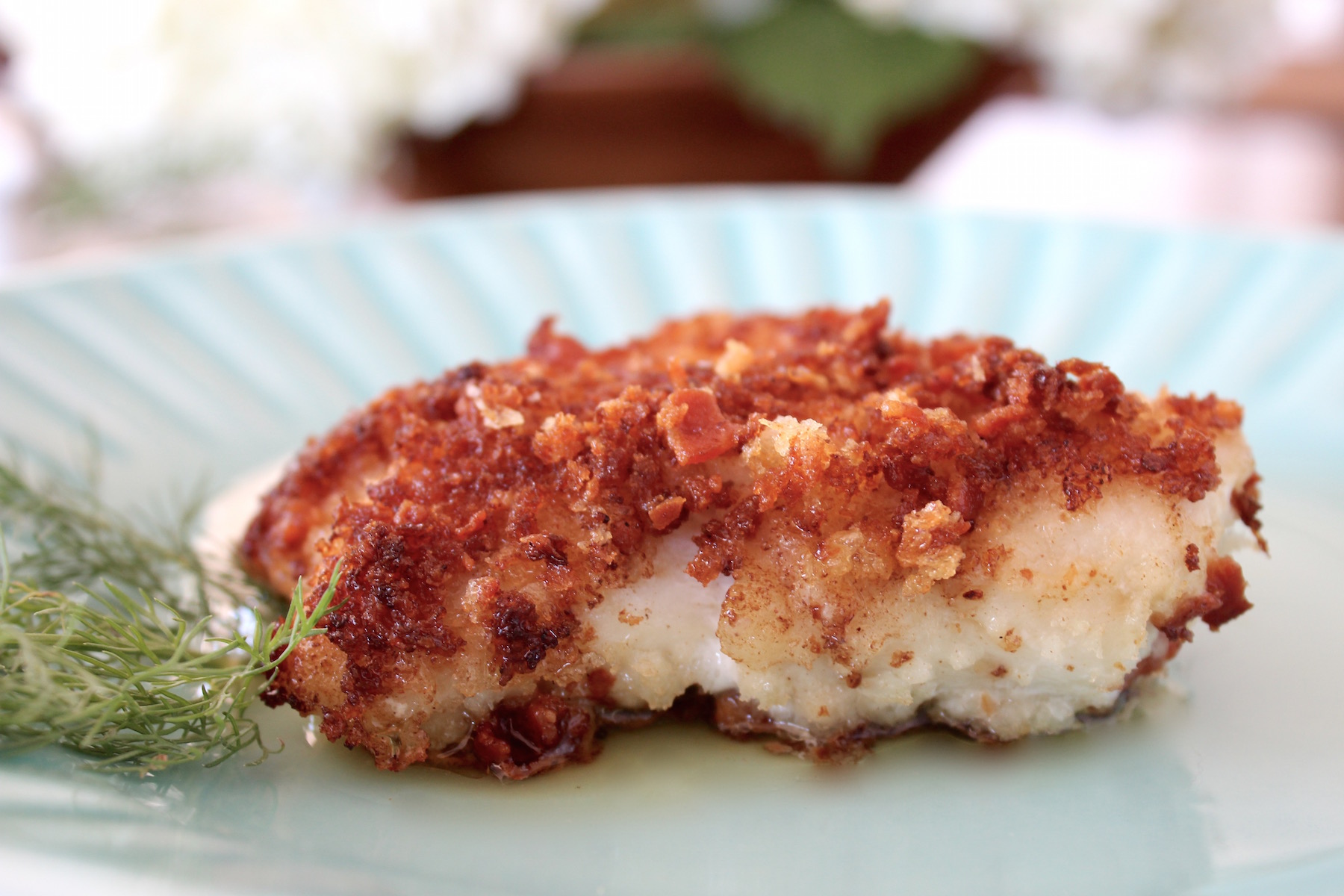 grouper panko bacon