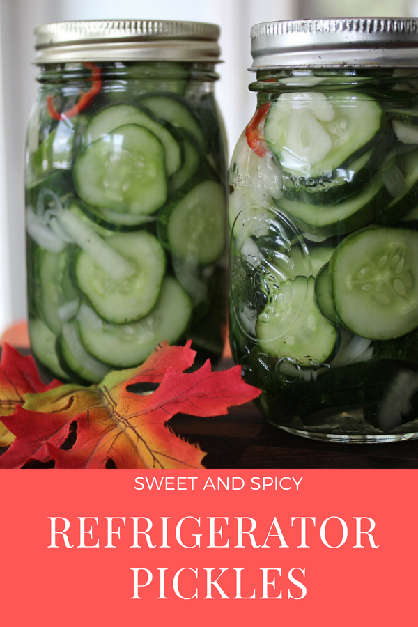 Spicy Refrigerator Pickles {OXO GreenSaver Review} - One Sweet Mess