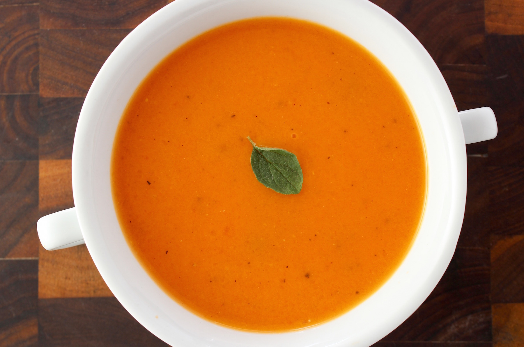 Summery Fresh Tomato Soup Recipe - Grace Parisi