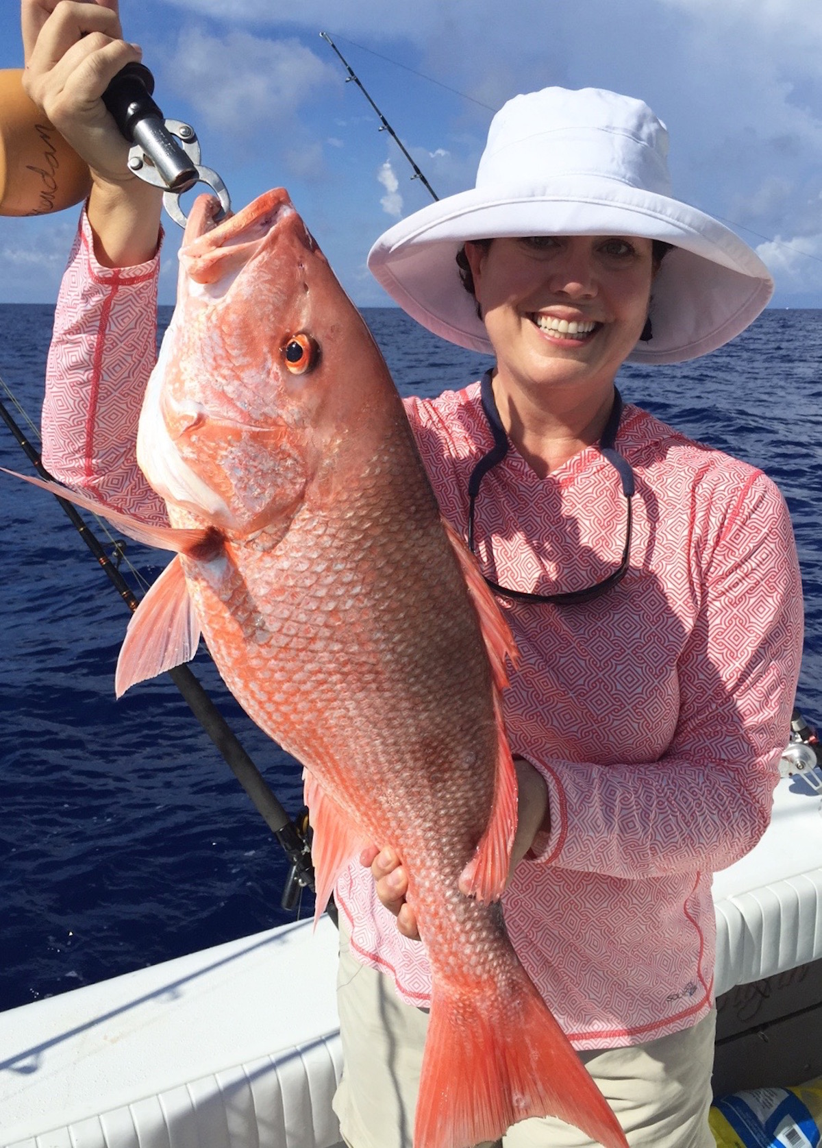 Nicole with Red Snapper
