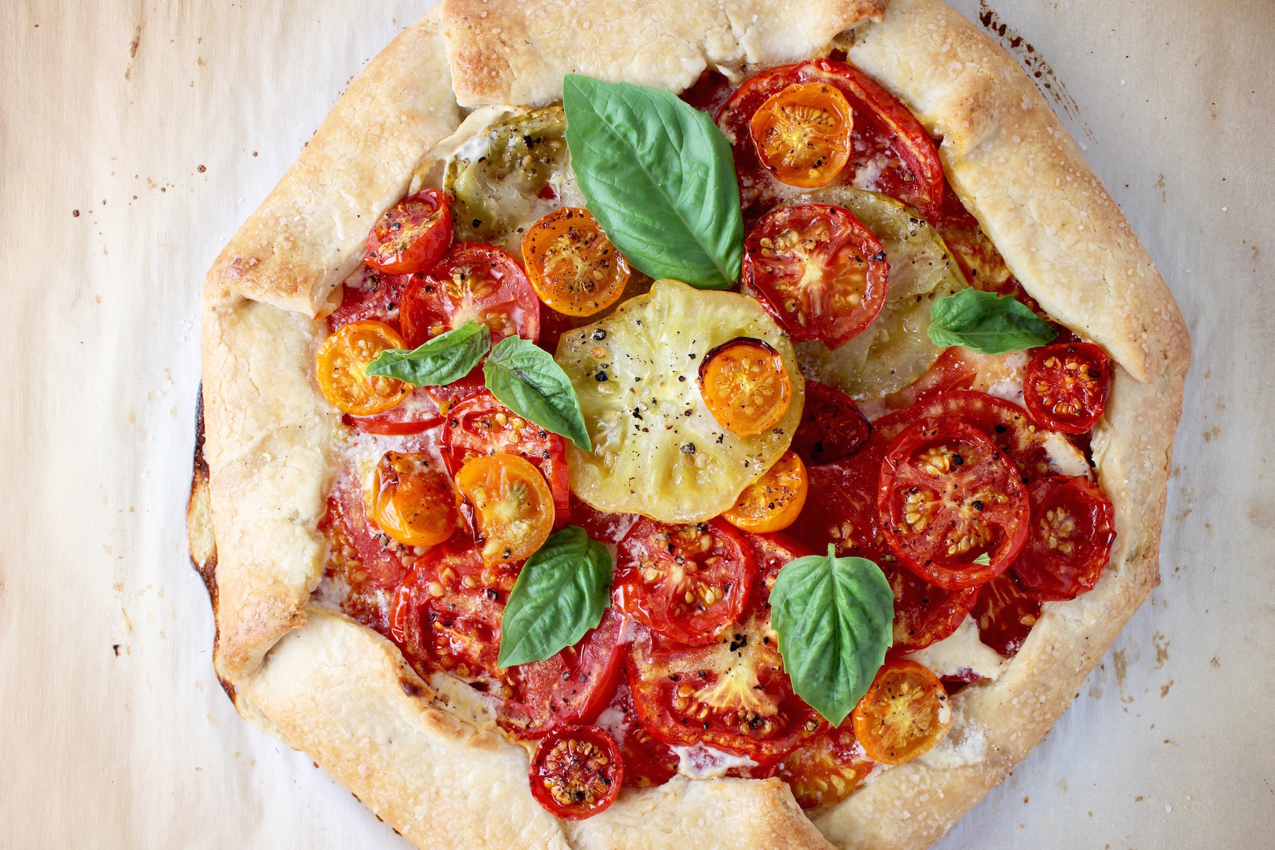 tomato galette full image