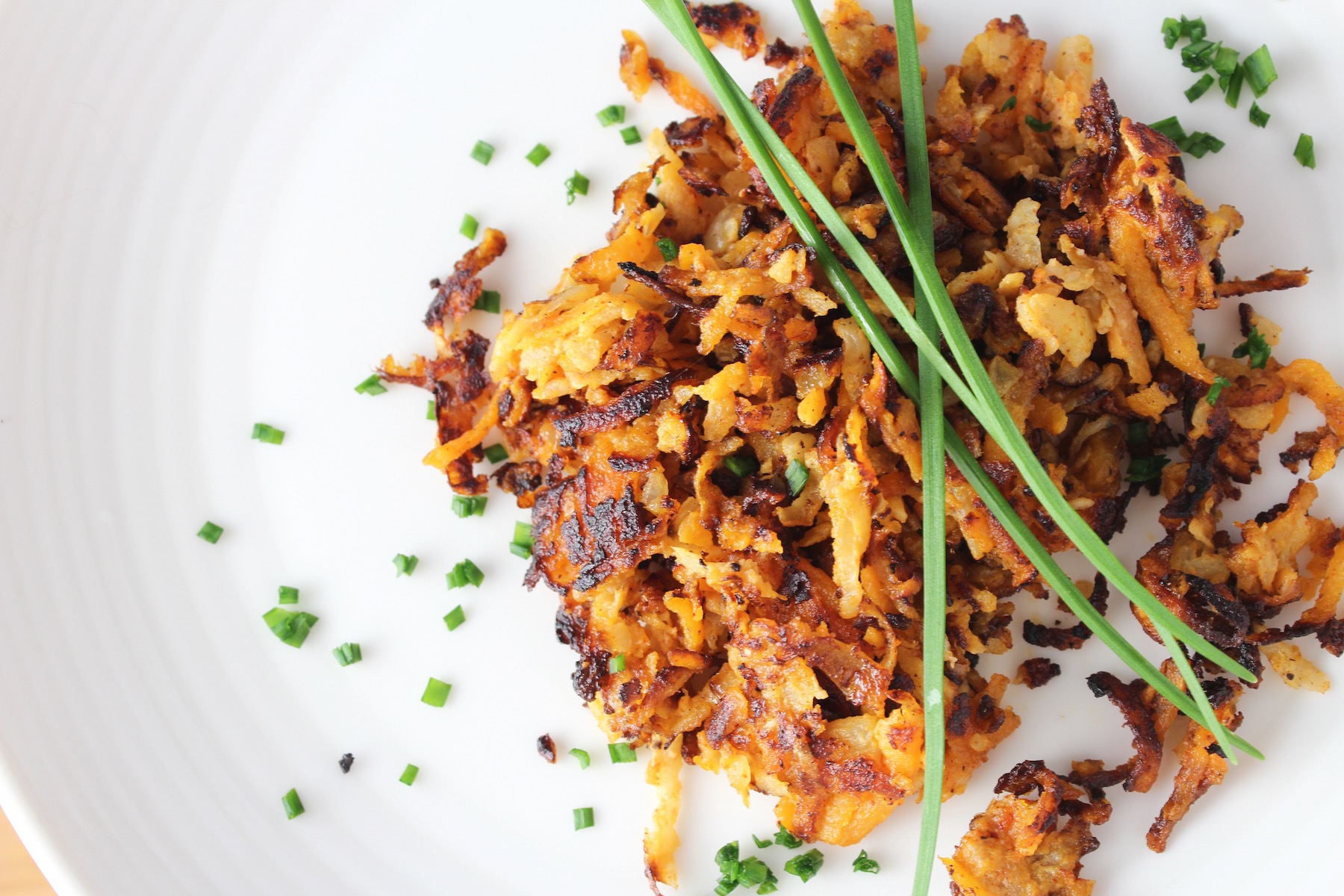 Japanese Hash Browns - with an umami hash brown dipping sauce