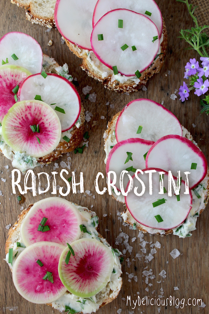 Radish Crostini