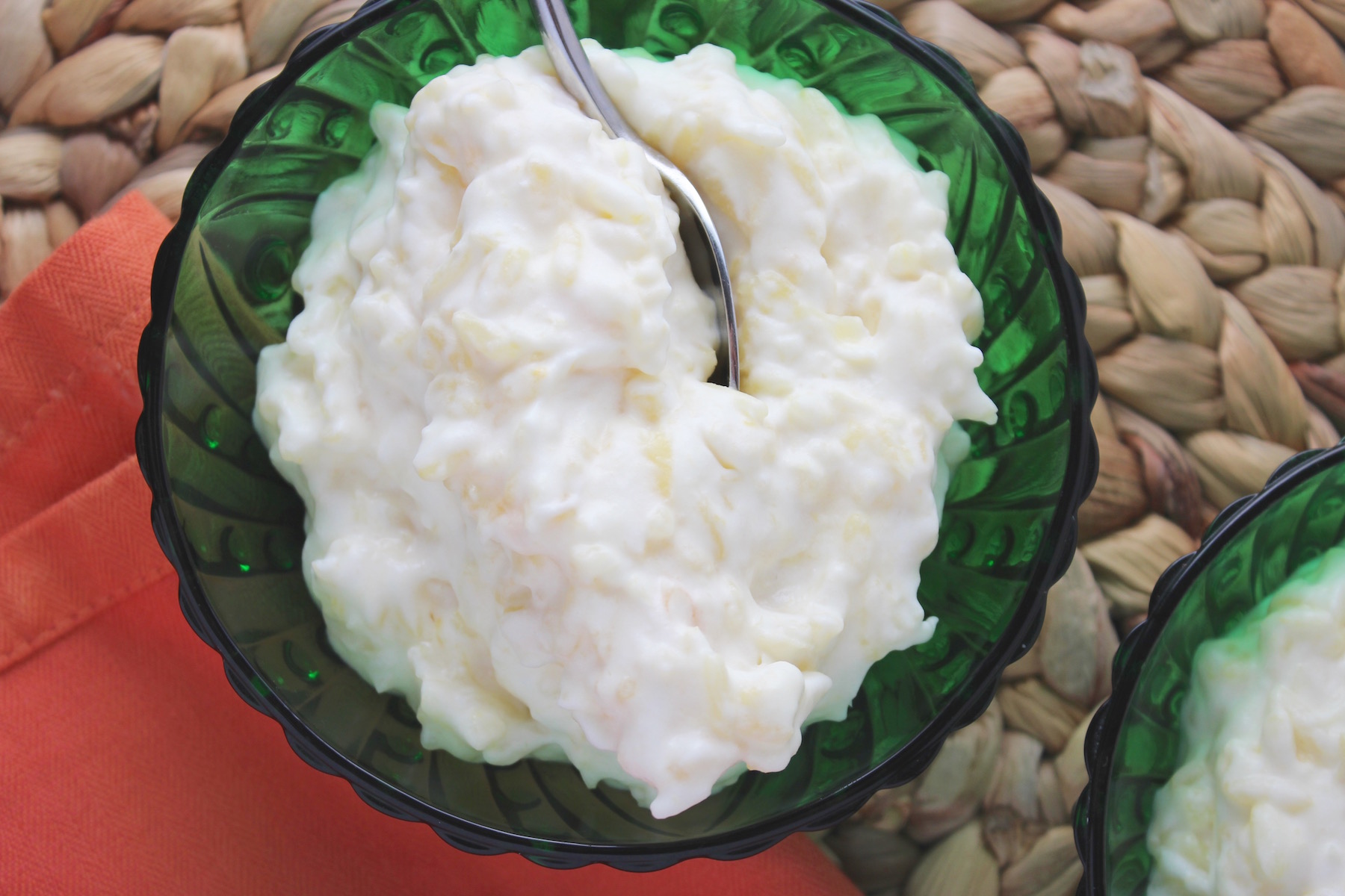 Rice Pudding in Bowls