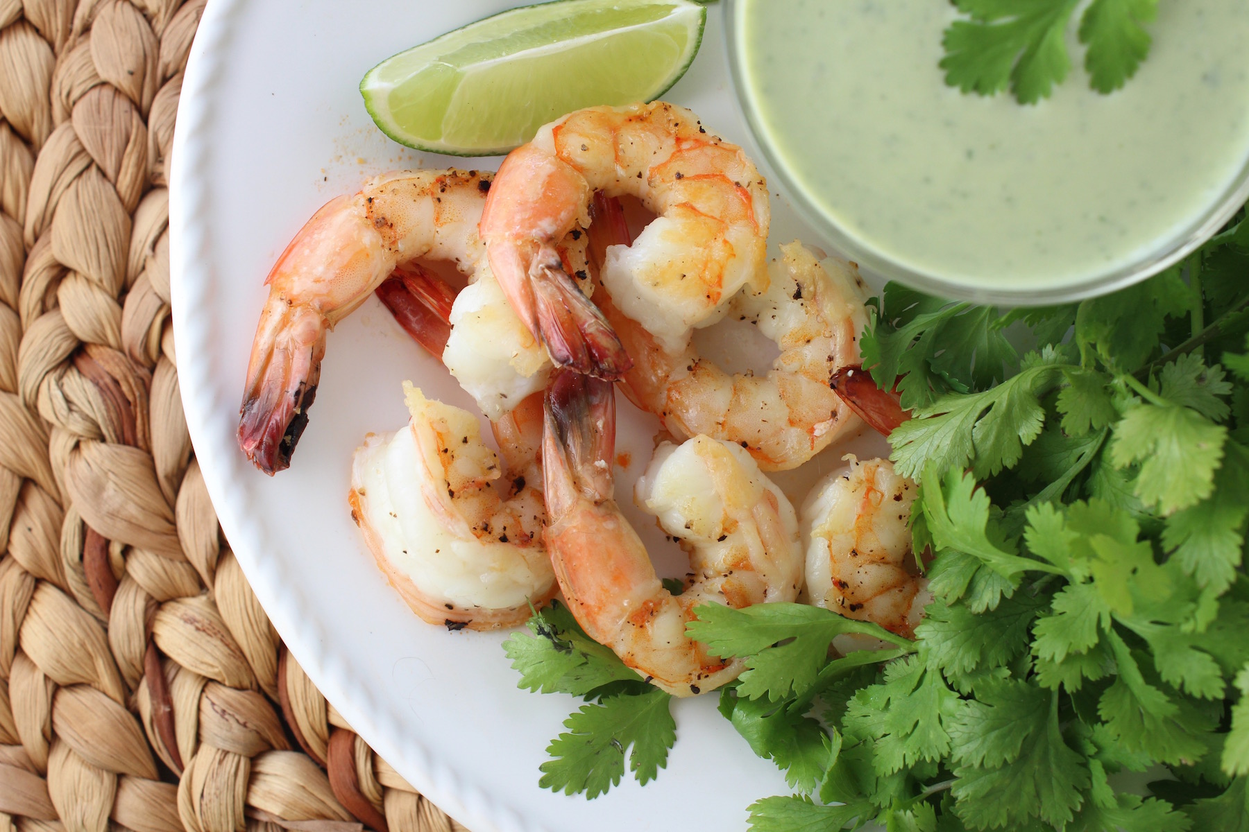 Shrimp Lemongrass Lime Cilantro