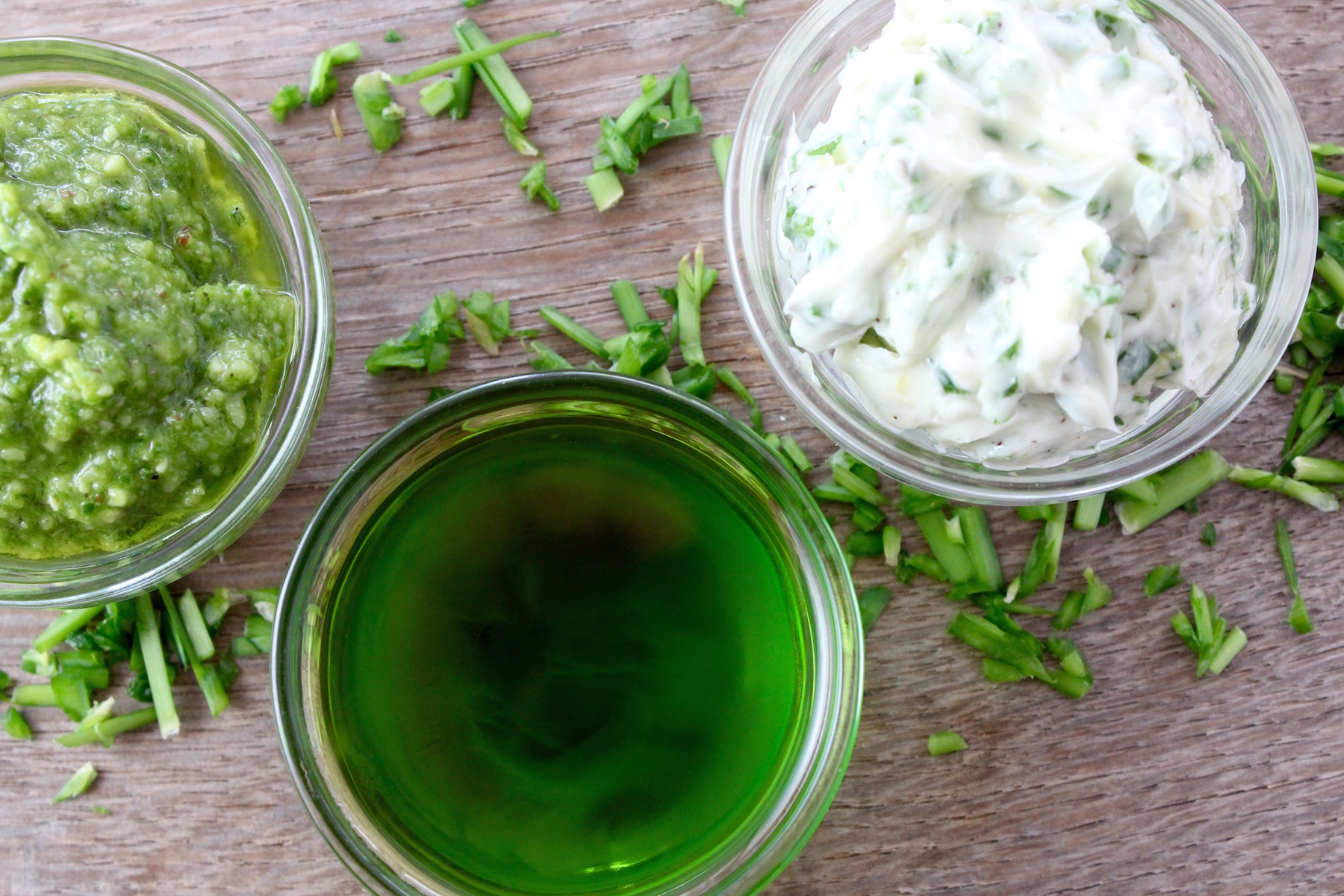 chives 3 ways