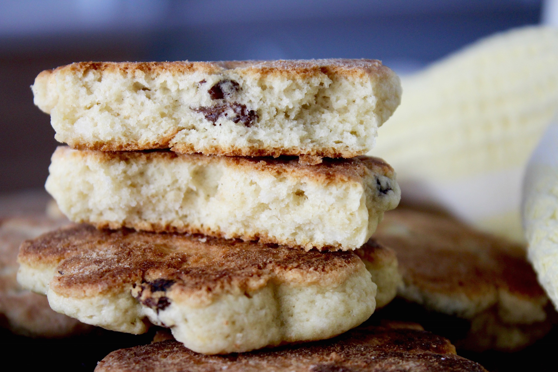 Gold Rush Griddle Cakes Close Up