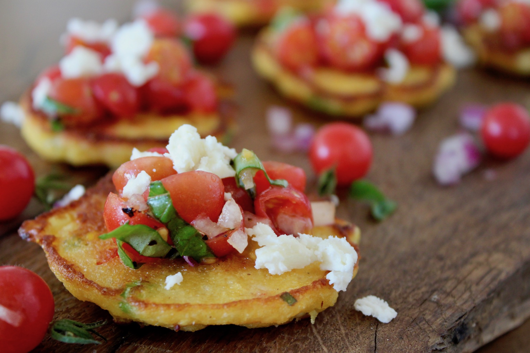 Corn Fritters Close Up