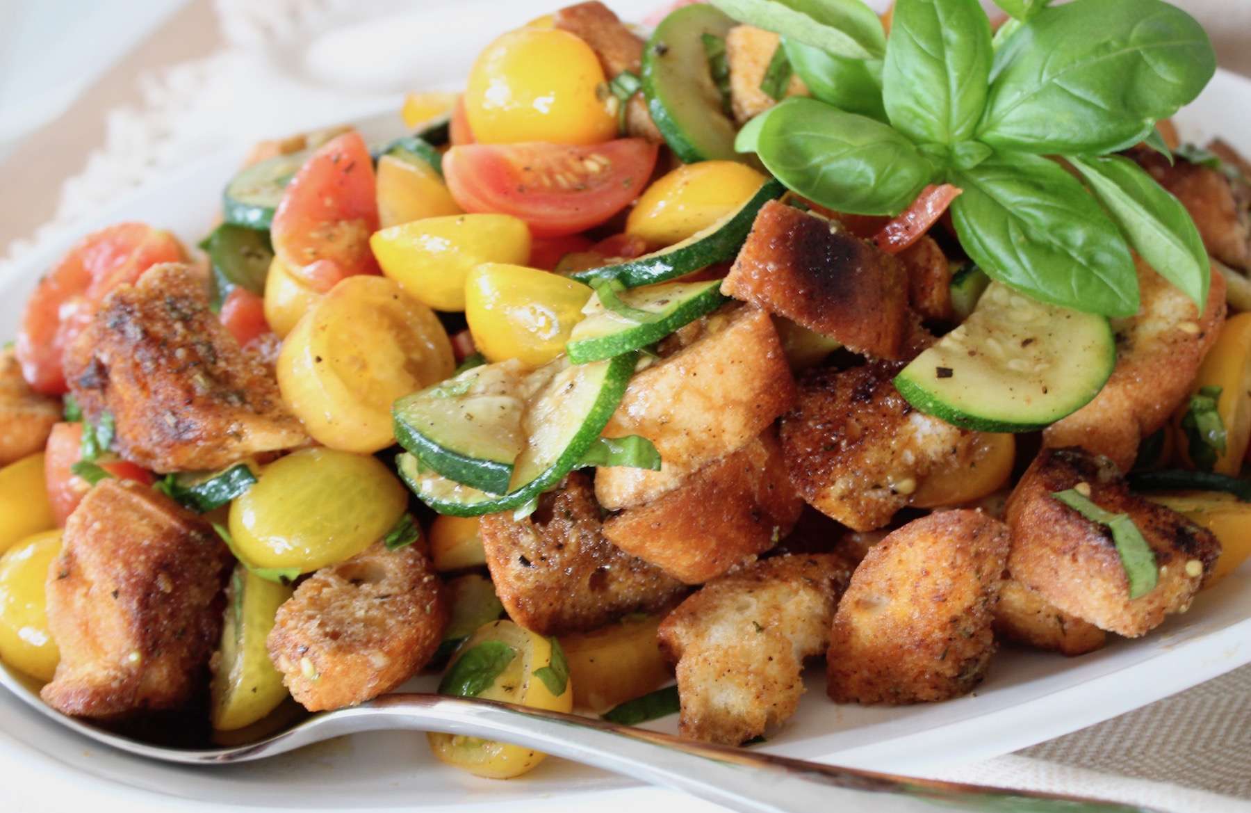 Panzanella with Basil