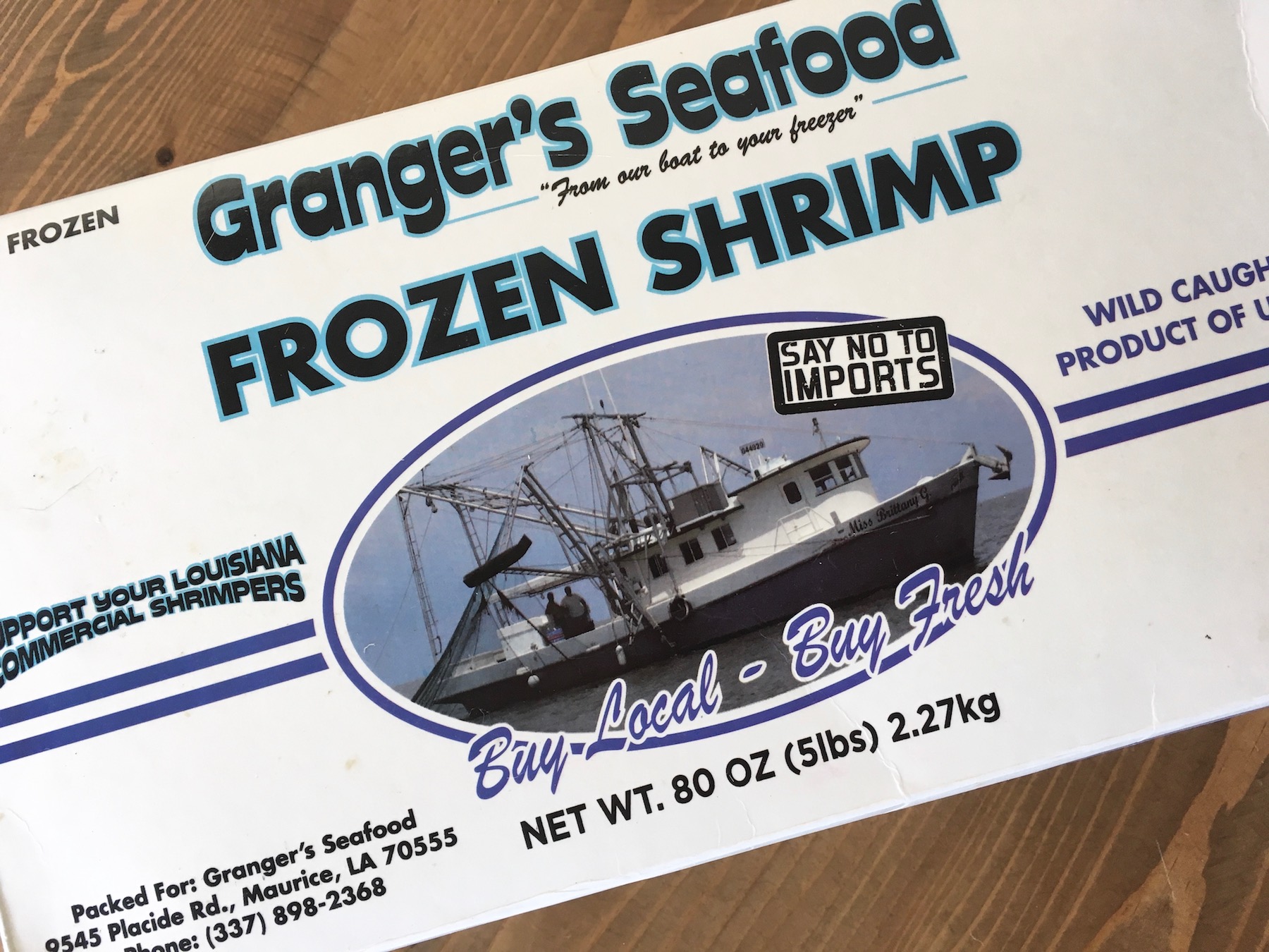 Grangers Frozen Shrimp