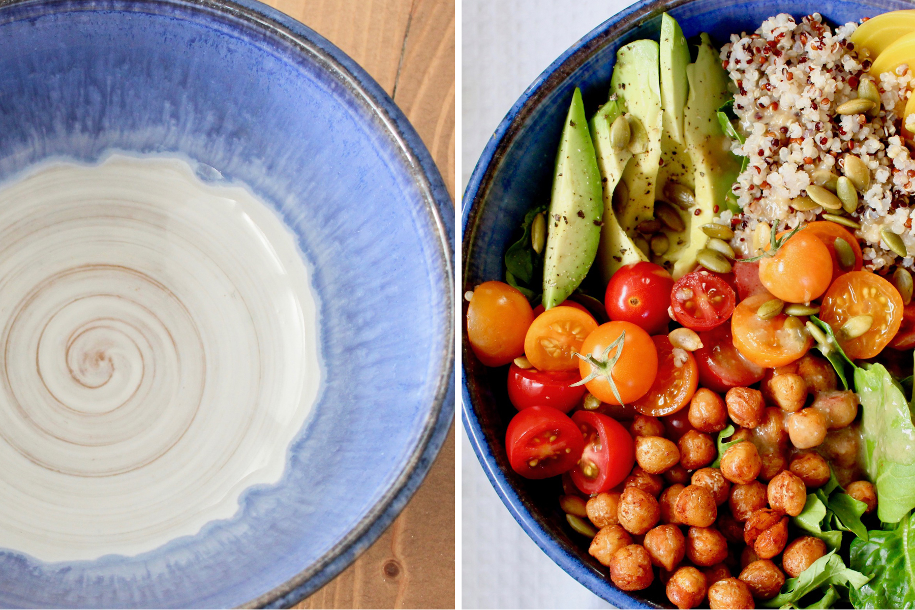 Buddha Bowl side by side