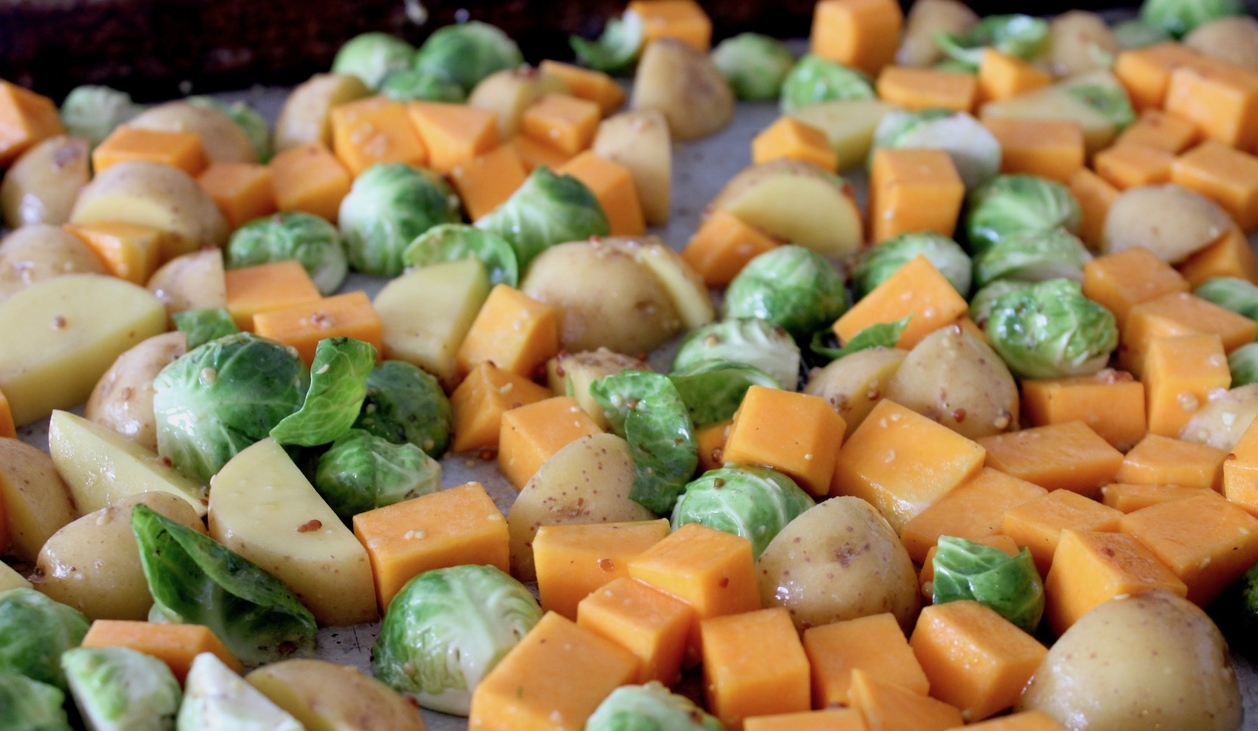 Butternut Brussels Potatoes