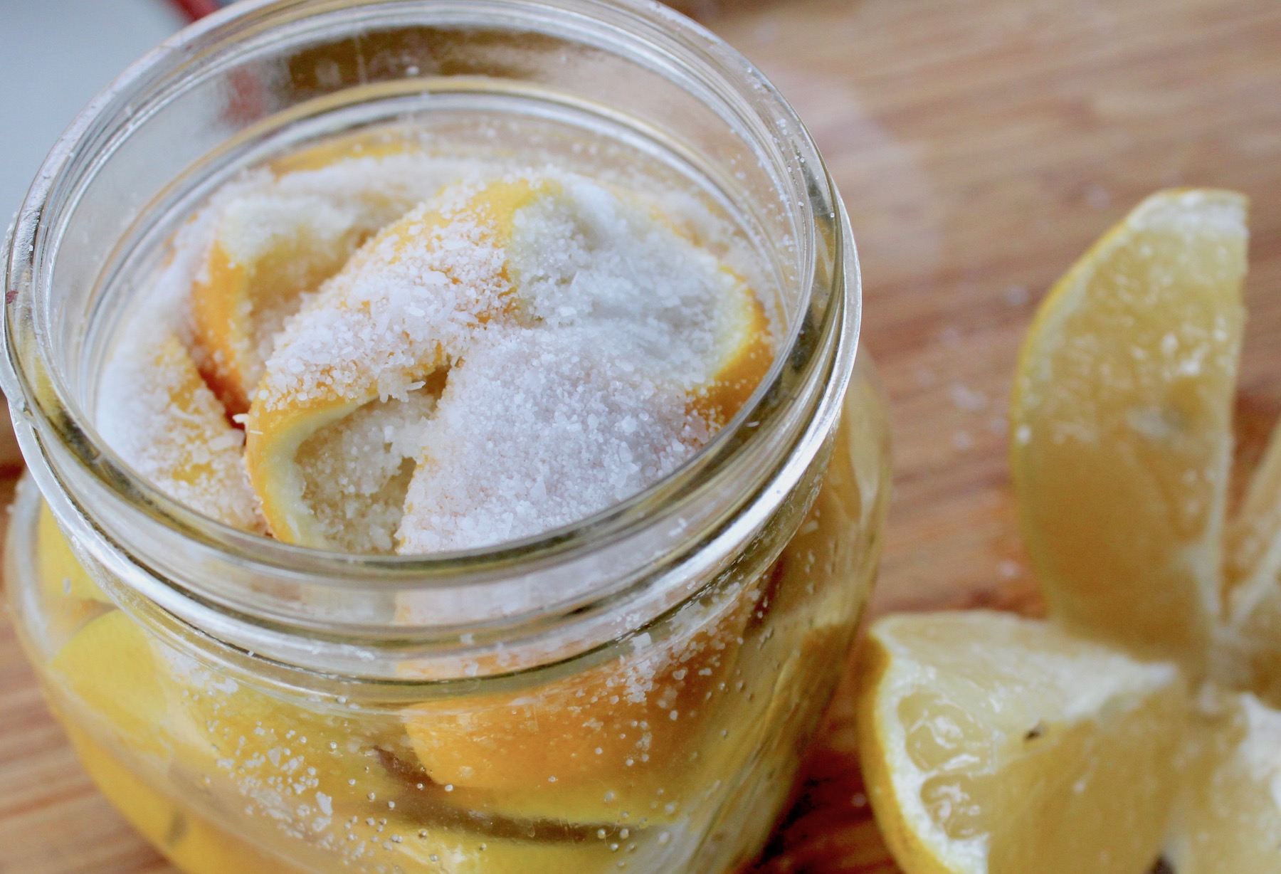 Preserved Lemons in jar