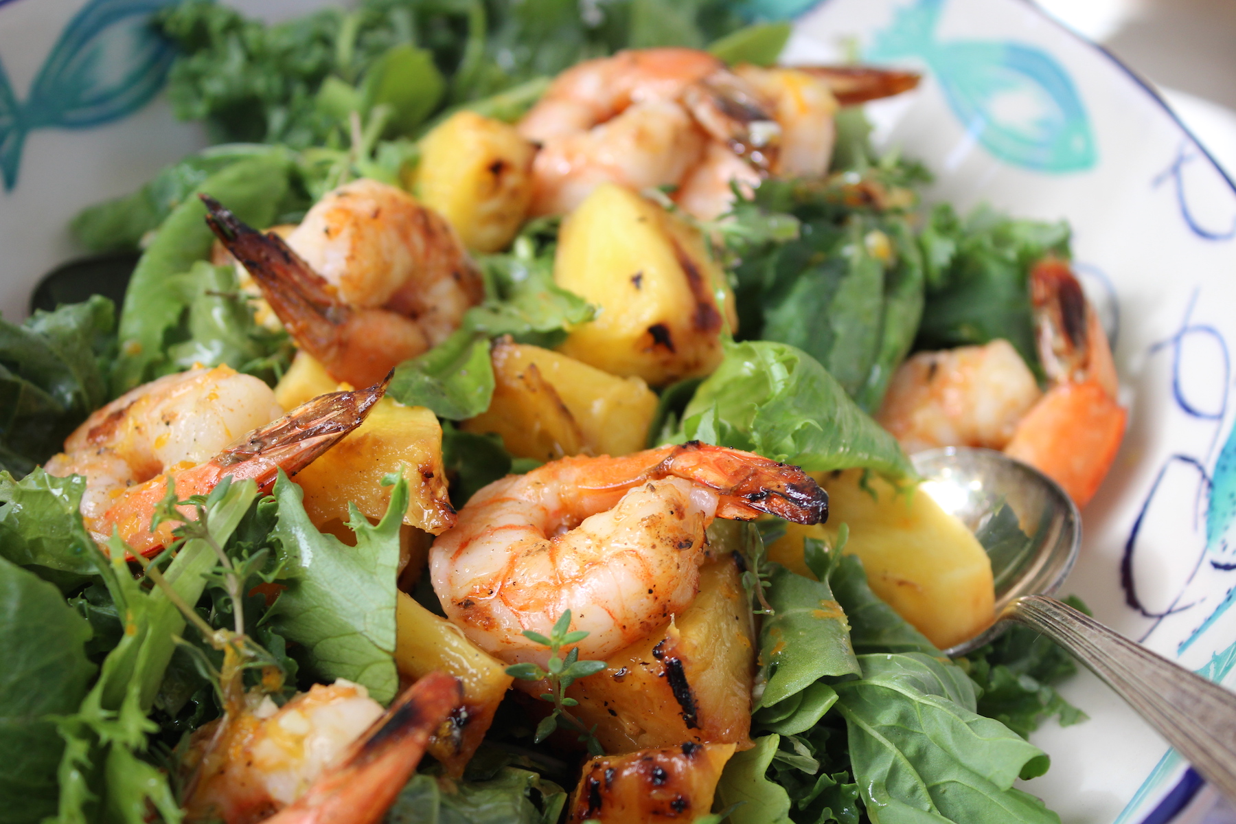 Grilled shrimp hotsell with pineapple