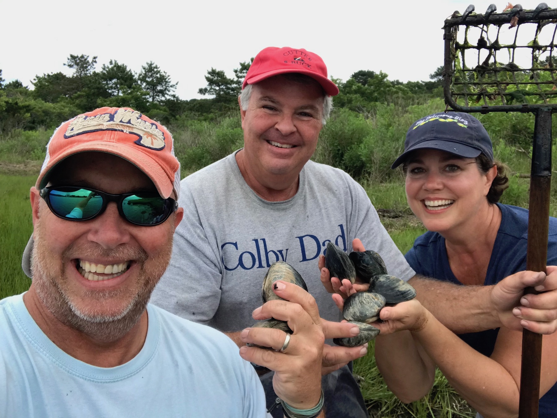 Digging for quahogs