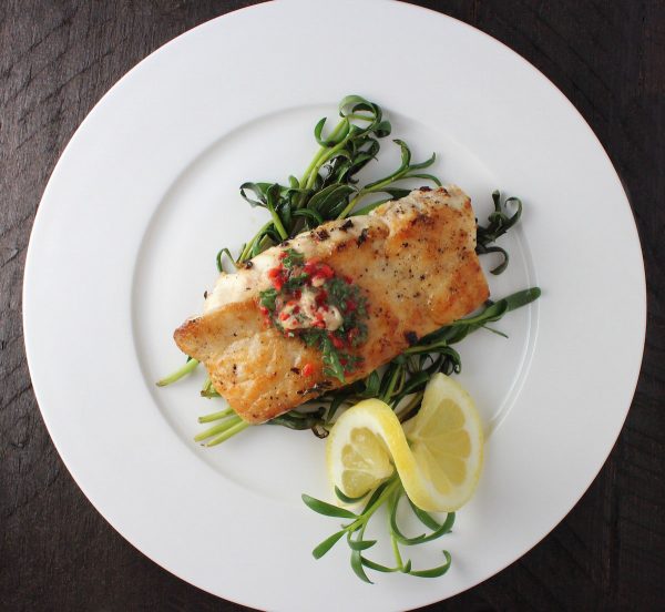 Snapper, Chile-Garlic Butter and Purslane | My Delicious Blog