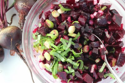 Roasted Beet & Basil Salad | My Delicious Blog